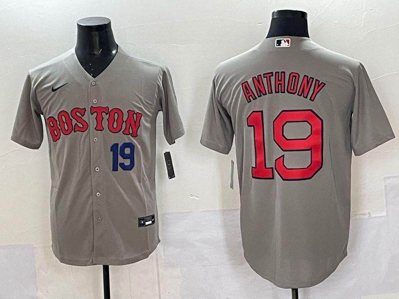 Men Boston Red Sox Nike #19 Anthony Grey 2025 MLB Jersey 04->boston red sox->MLB Jersey